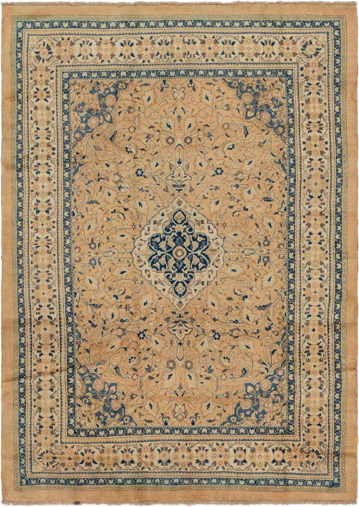 7' 10 x 11' 3 Hand Knotted Farahan Persian Wool Rug