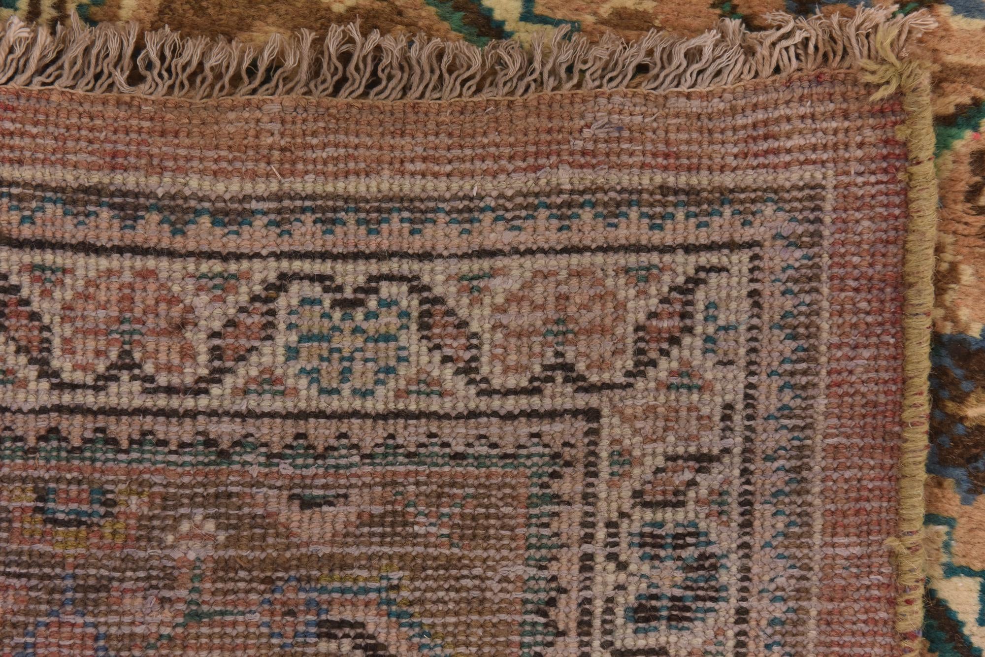 9' 7 x 13' 4 Hand Knotted Farahan Persian Wool Rug