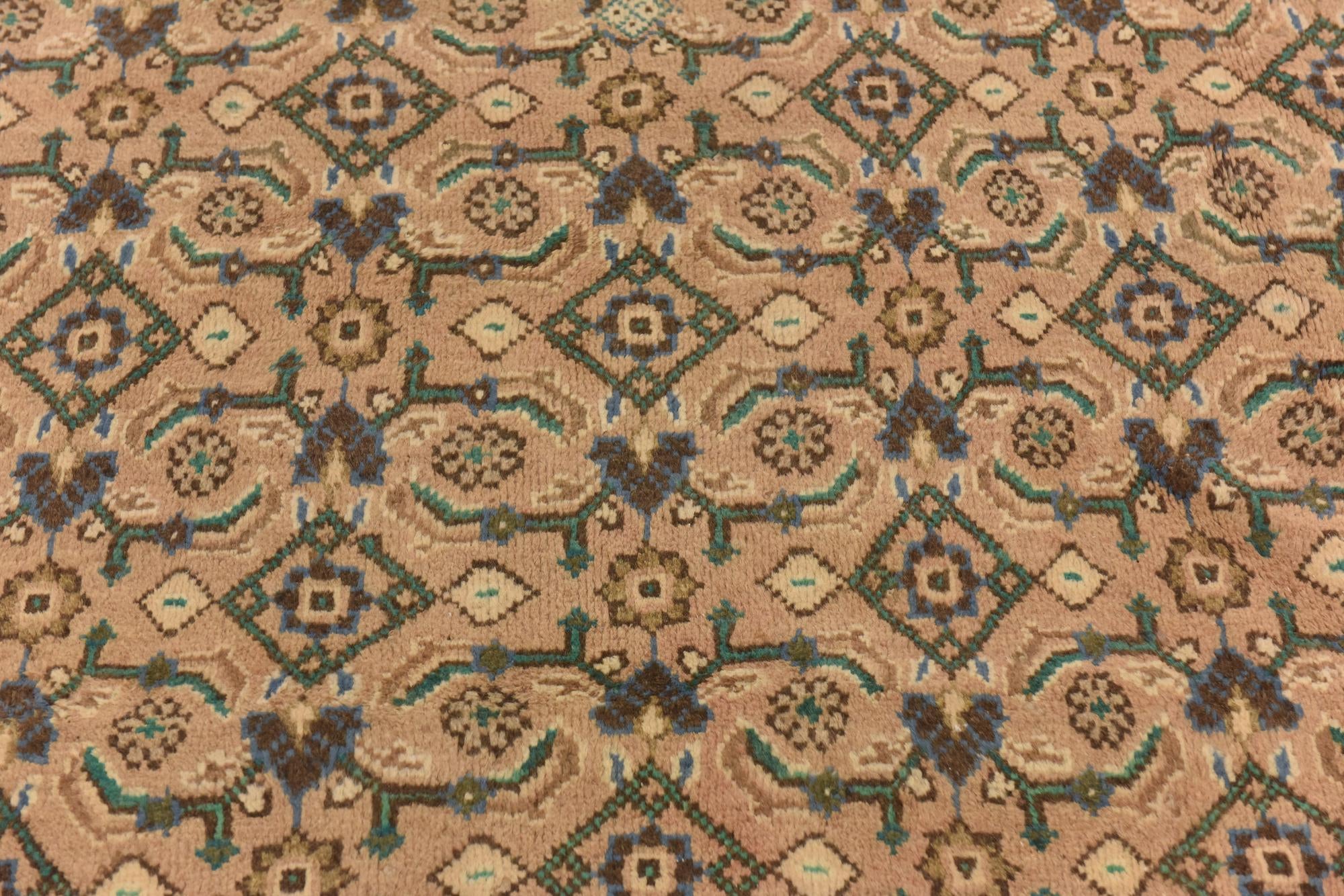 9' 7 x 13' 4 Hand Knotted Farahan Persian Wool Rug