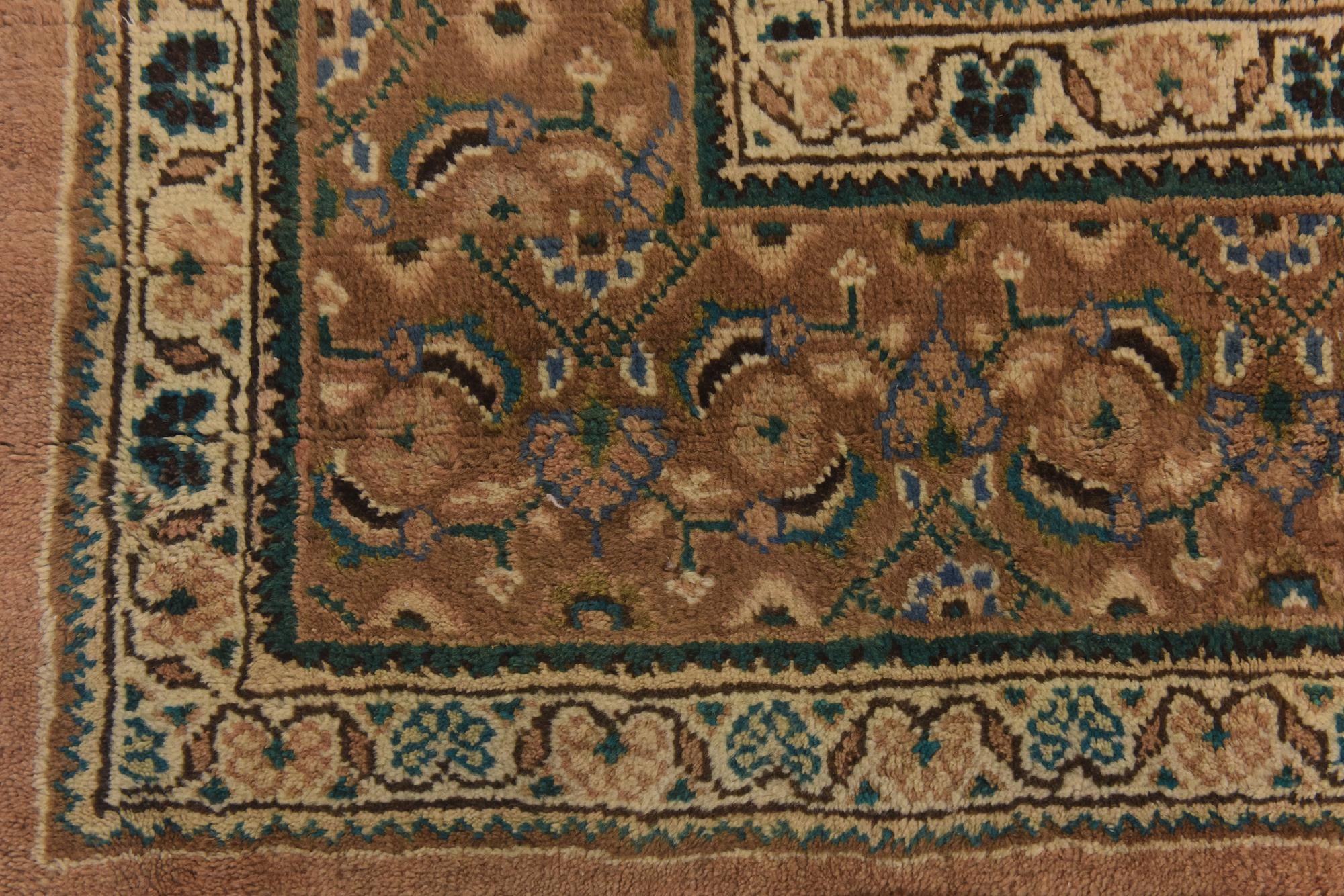 9' 7 x 13' 4 Hand Knotted Farahan Persian Wool Rug