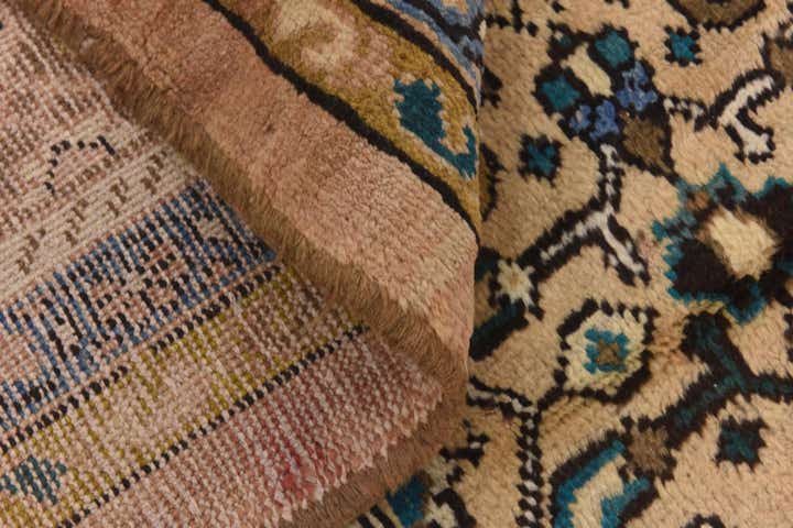 9' 7 x 13' 6 Hand Knotted Farahan Persian Wool Rug