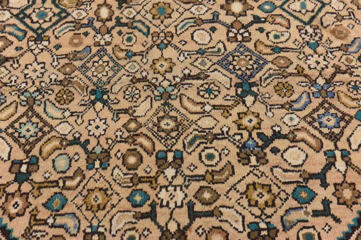 9' 7 x 13' 6 Hand Knotted Farahan Persian Wool Rug