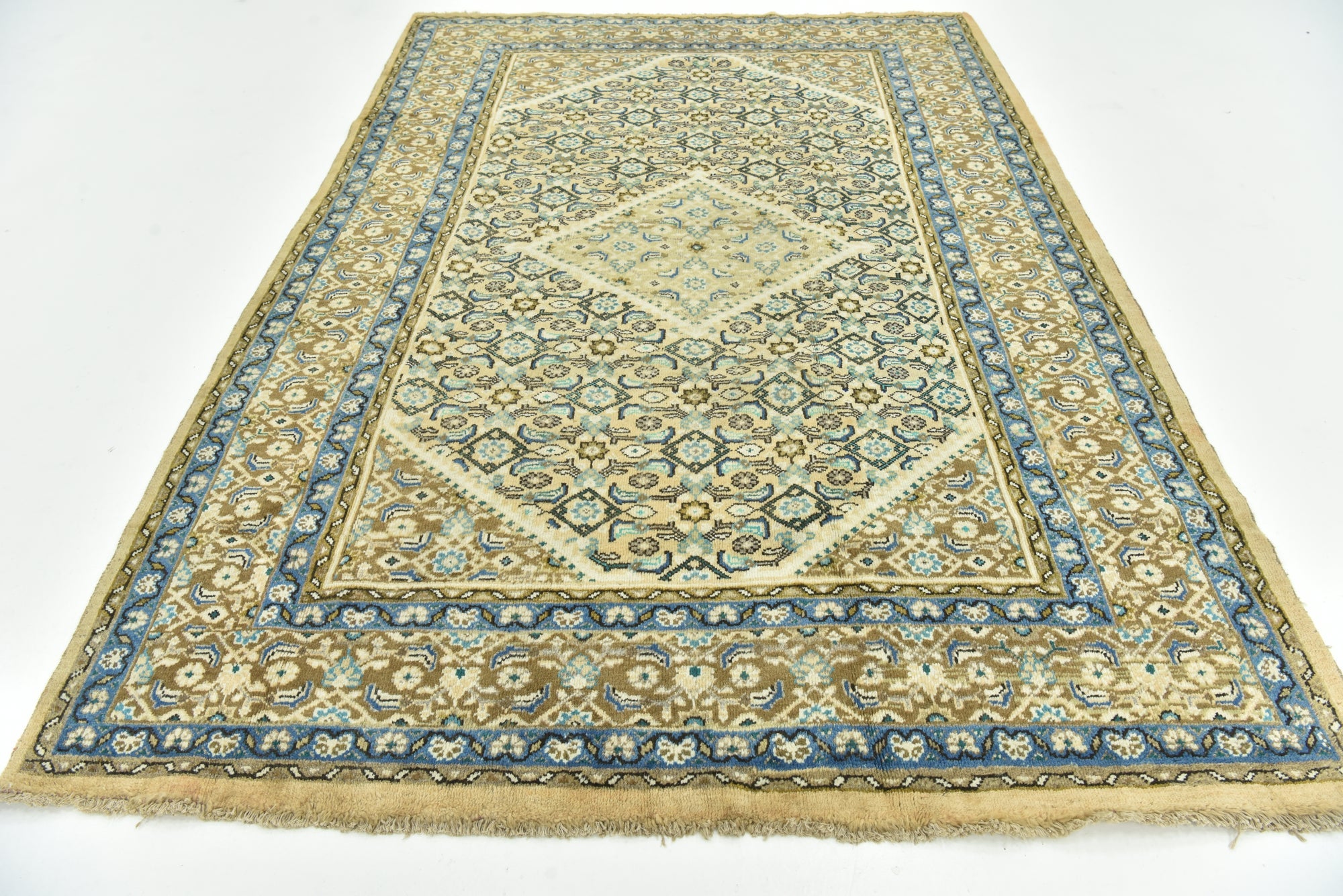 6' 10 x 10' Hand Knotted Farahan Persian Wool Rug