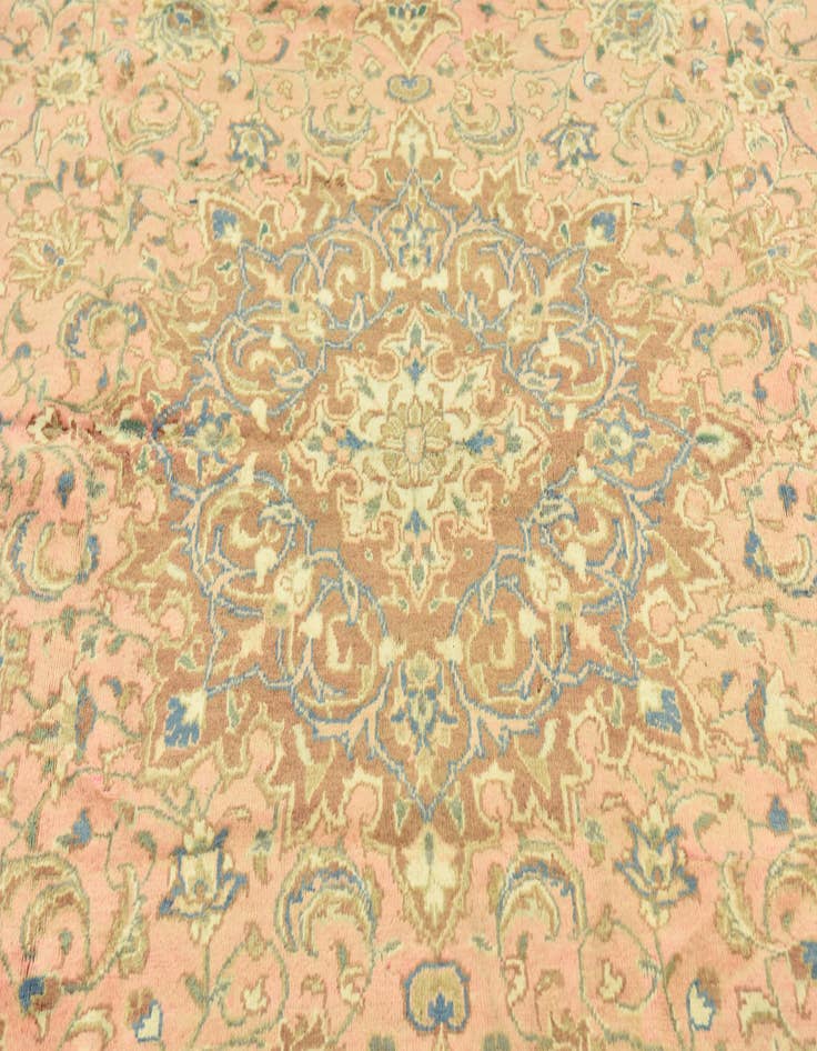 Detail image of 9' 9 x 13'  Hand Knotted Farahan Persian Wool Rug