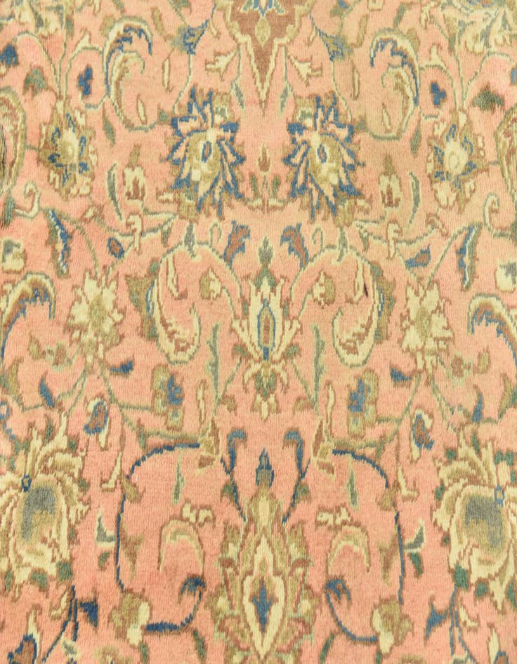 Detail image of 9' 9 x 13'  Hand Knotted Farahan Persian Wool Rug