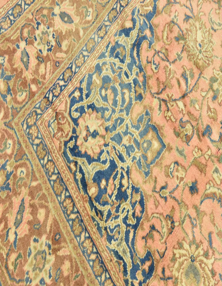 Detail image of 9' 9 x 13'  Hand Knotted Farahan Persian Wool Rug
