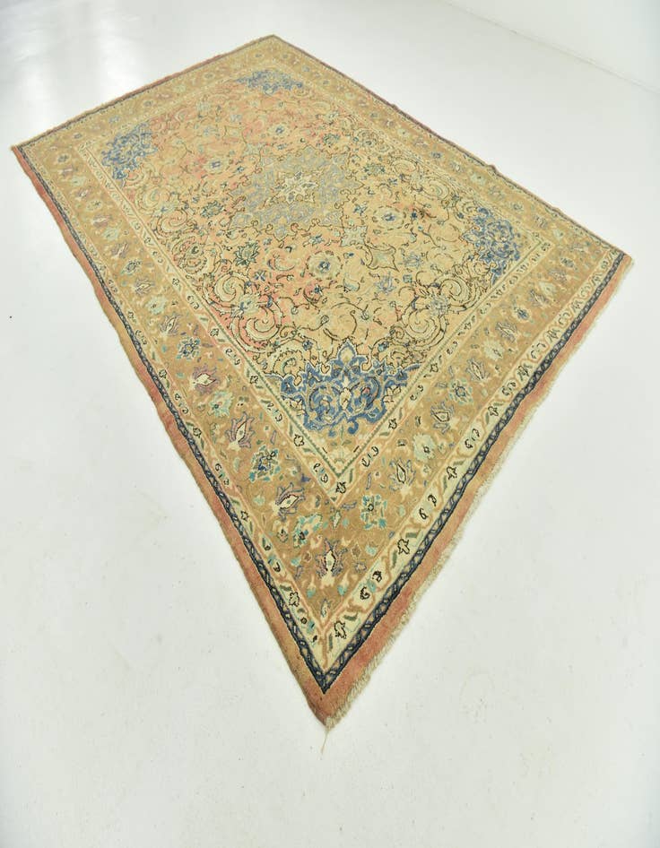 Detail image of 9' 3 x 13' 2  Hand Knotted Farahan Persian Wool Rug