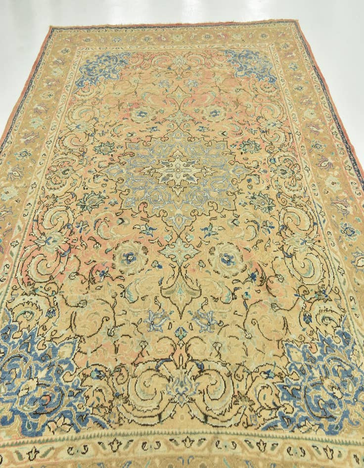 Detail image of 9' 3 x 13' 2  Hand Knotted Farahan Persian Wool Rug