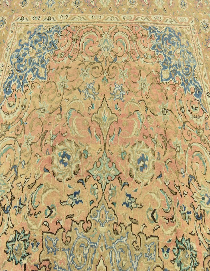Detail image of 9' 3 x 13' 2  Hand Knotted Farahan Persian Wool Rug