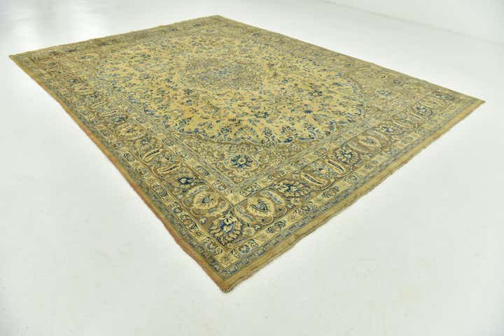 9' 9 x 12' 9 Hand Knotted Farahan Persian Wool Rug