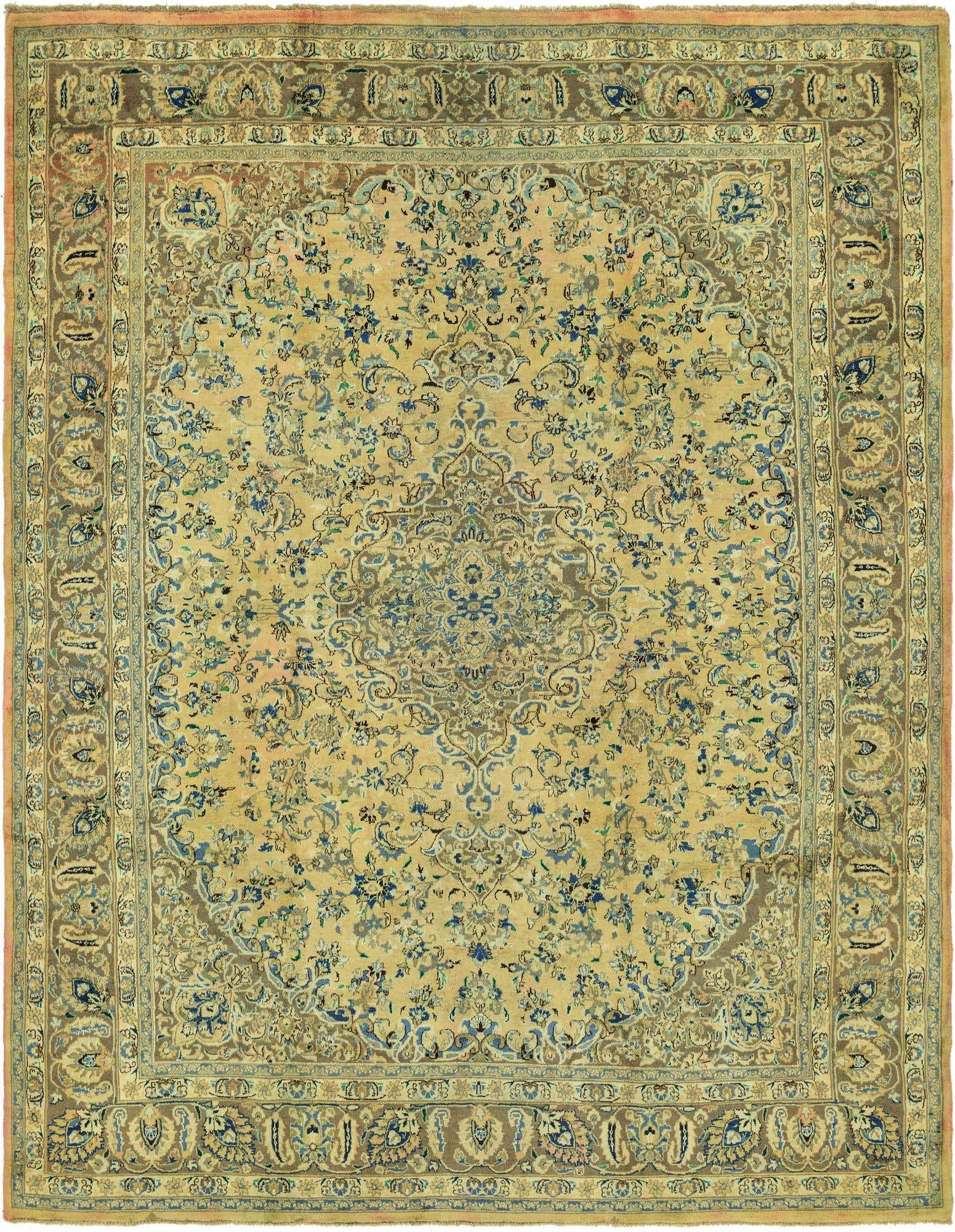 9' 9 x 12' 9 Hand Knotted Farahan Persian Wool Rug