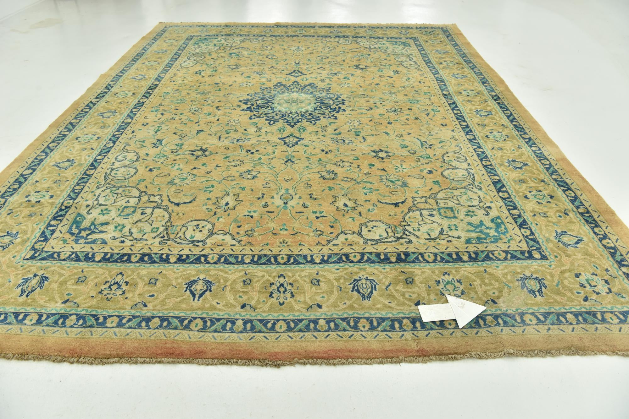9' 8 x 13' 5 Hand Knotted Farahan Persian Wool Rug