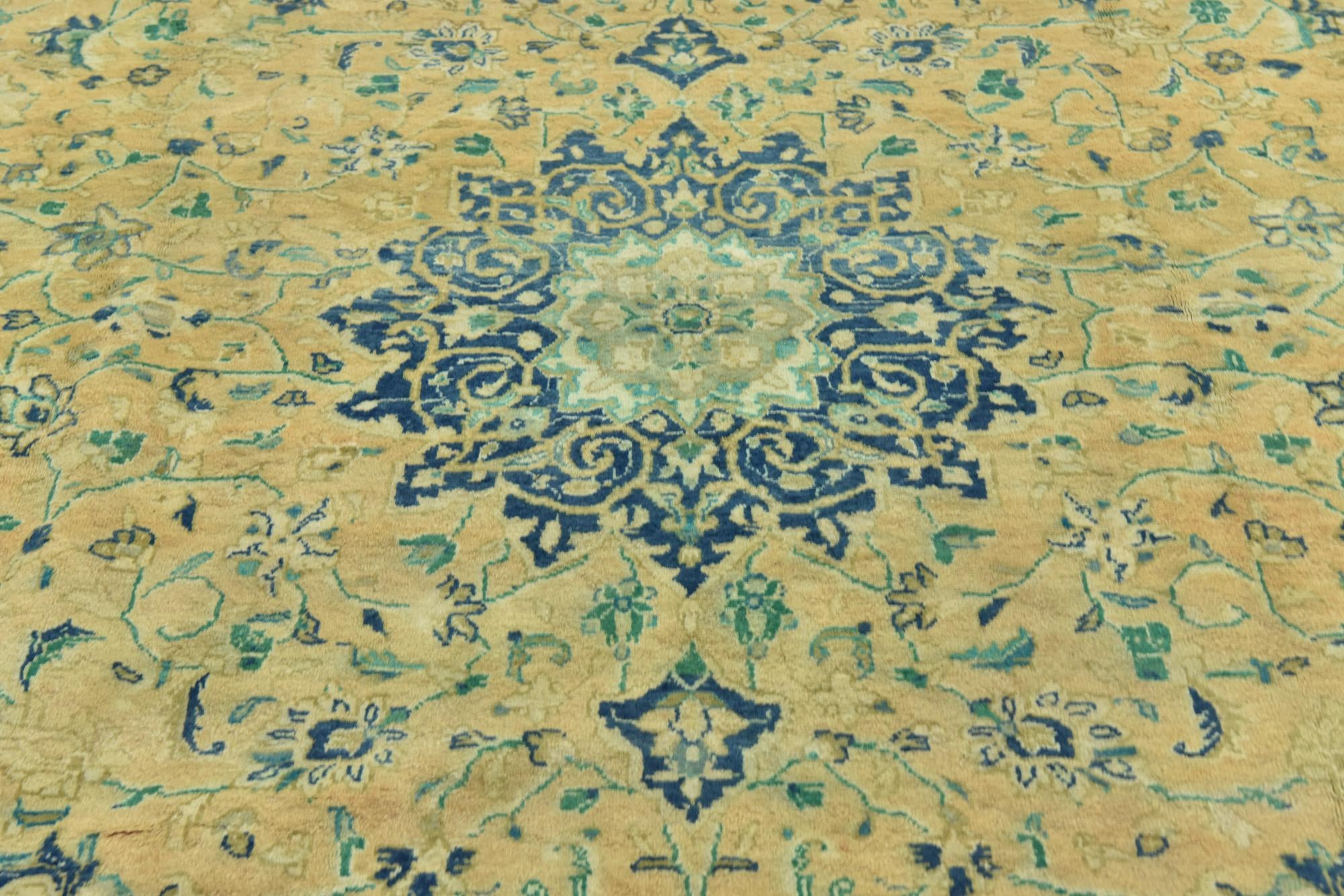 9' 8 x 13' 5 Hand Knotted Farahan Persian Wool Rug