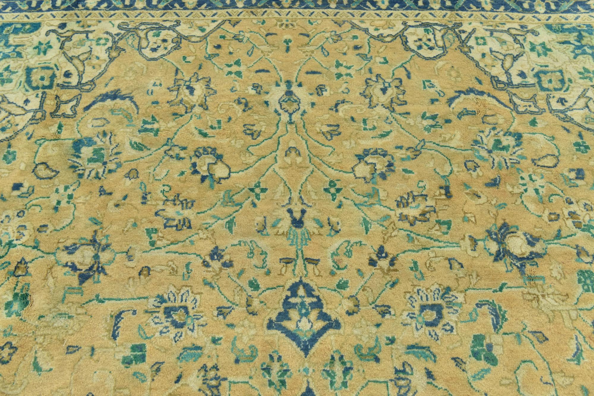 9' 8 x 13' 5 Hand Knotted Farahan Persian Wool Rug