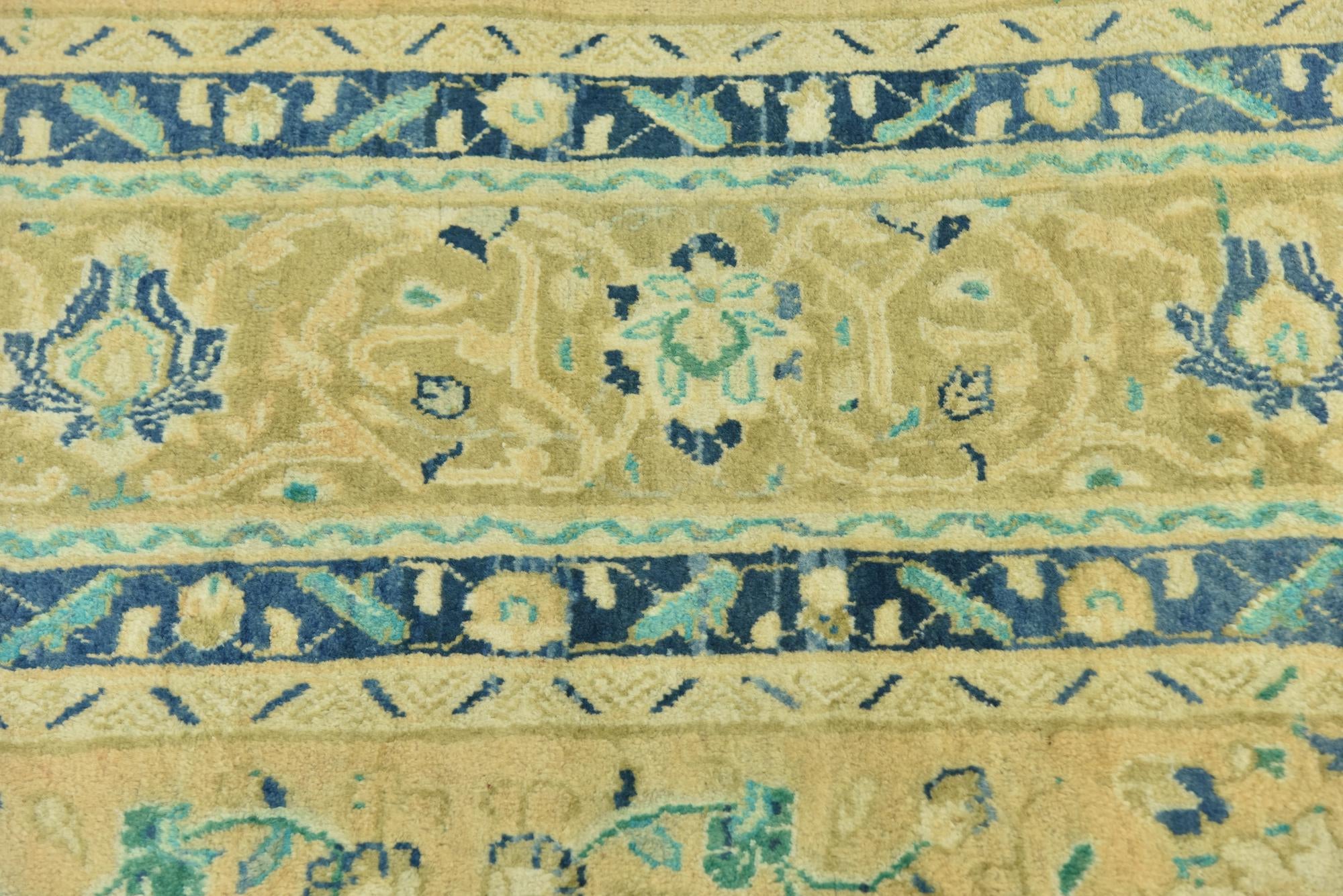 9' 8 x 13' 5 Hand Knotted Farahan Persian Wool Rug