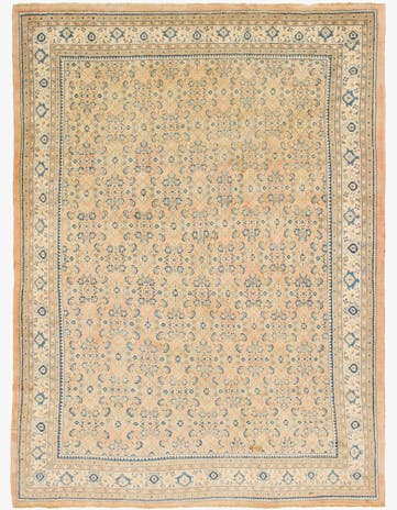 10' x 13' 6 Hand Knotted Farahan Persian Wool Rug