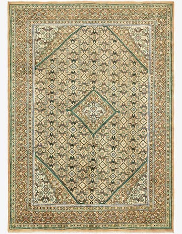 9' 9 x 13' 5 Hand Knotted Farahan Persian Wool Rug