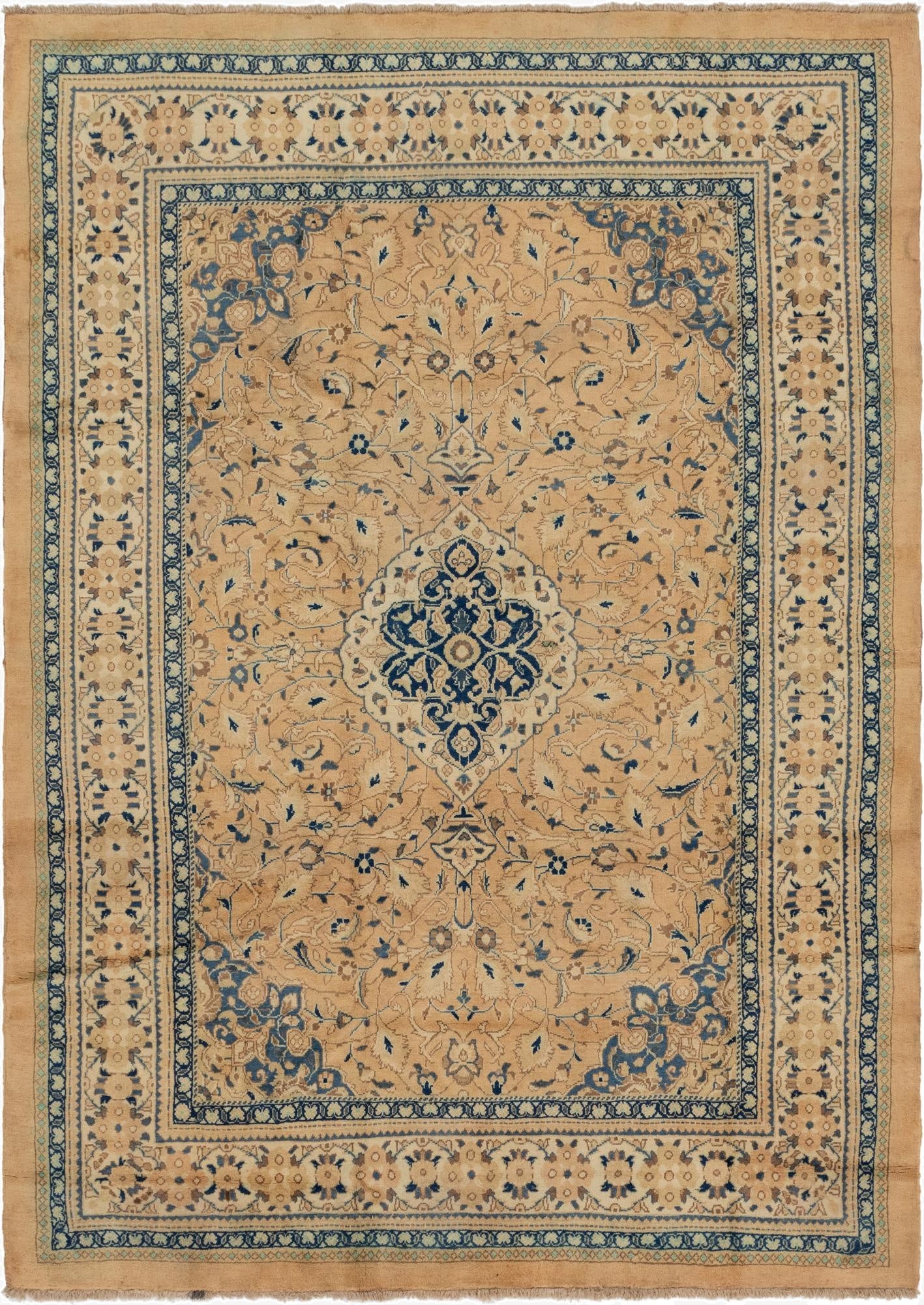 7' 10 x 11' 3  Hand Knotted Farahan Persian Wool Rug