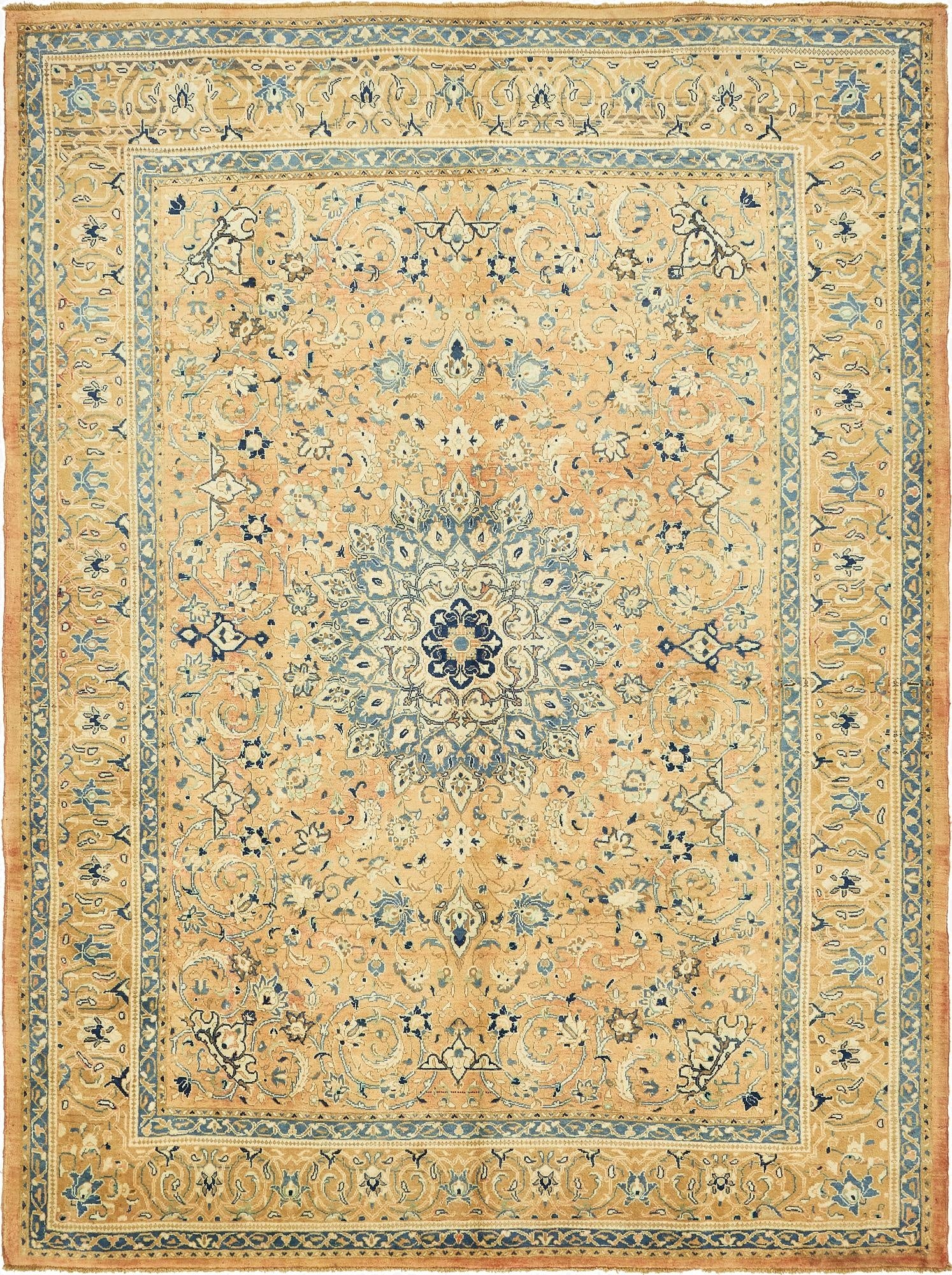 302cm x 410cm  Hand Knotted Farahan Persa Wool Alfombra