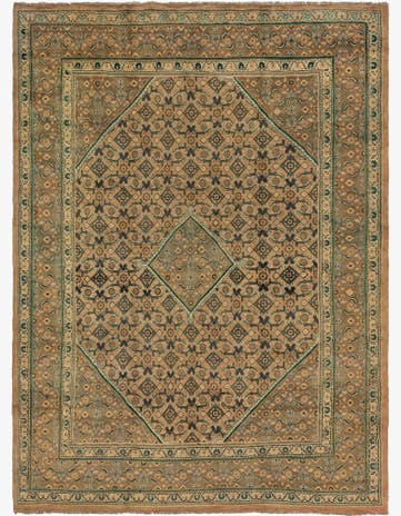 9' 7 x 13' 4 Hand Knotted Farahan Persian Wool Rug