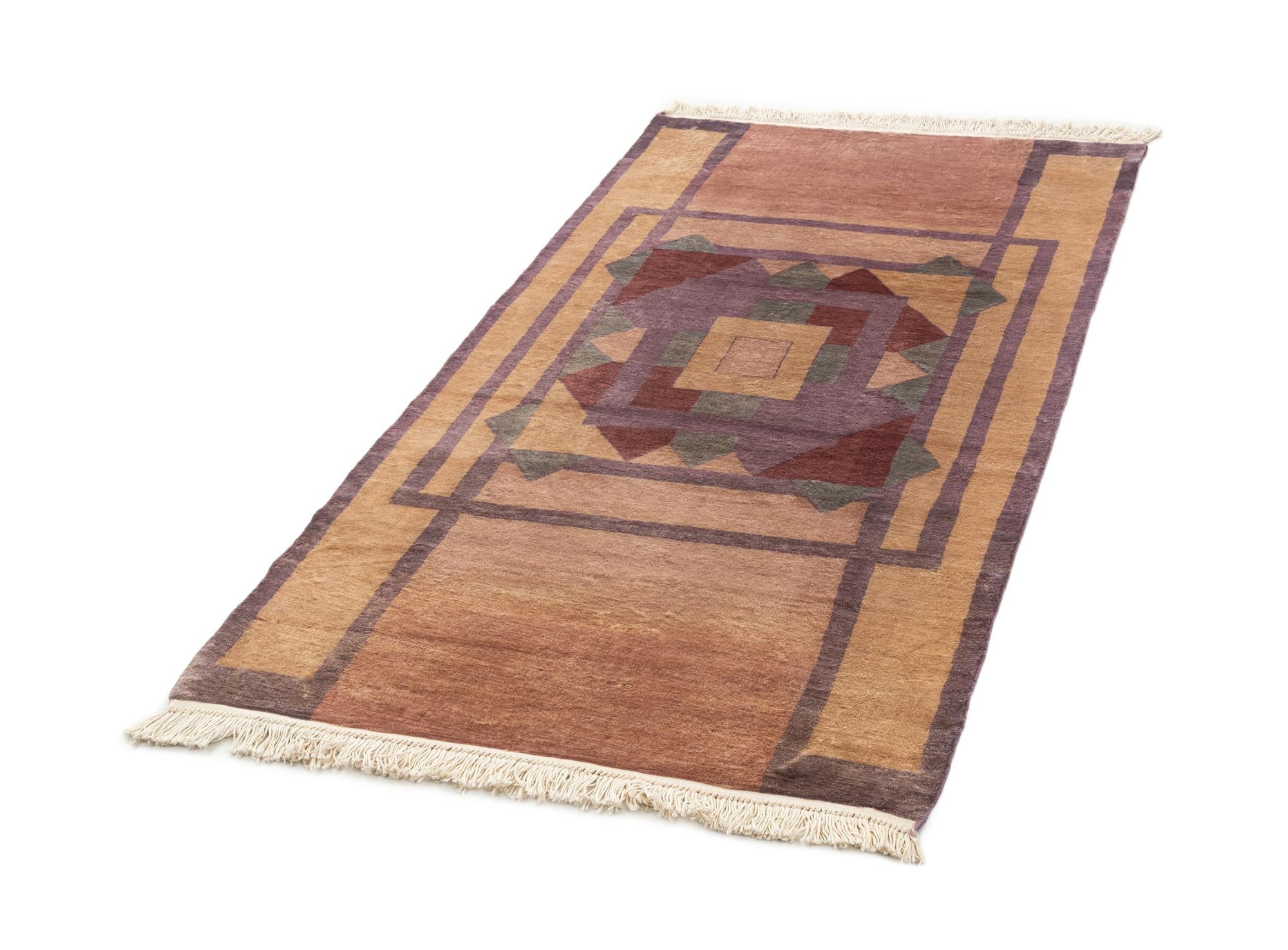 3' 5 x 6' 7 Hand Knotted Gabbeh Oriental Wool Rug