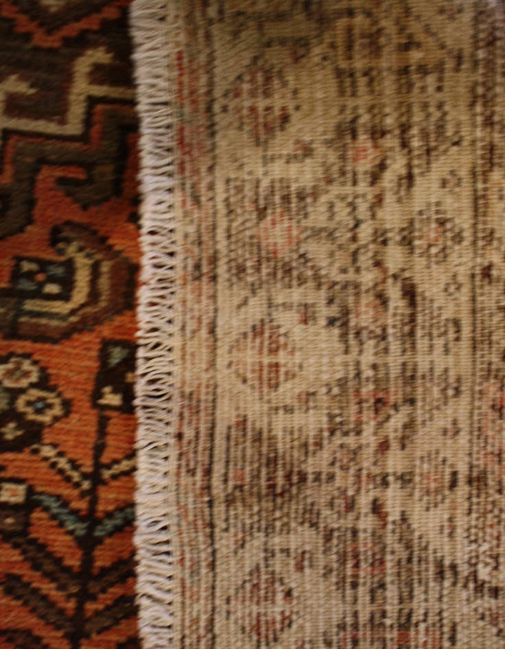 Detail image of 4' 1 x 6' 4 Hand Knotted Hossainabad Persian Wool Rug