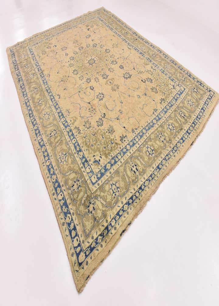9' 9 x 12' 8 Hand Knotted Isfahan Persian Wool Rug