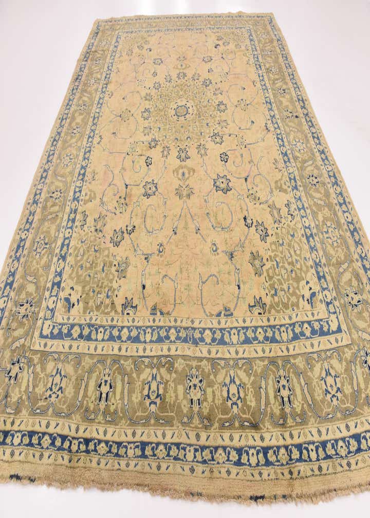 9' 9 x 12' 8 Hand Knotted Isfahan Persian Wool Rug