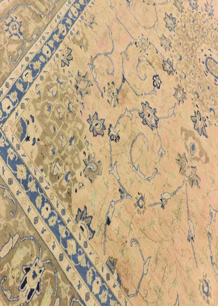 9' 9 x 12' 8 Hand Knotted Isfahan Persian Wool Rug