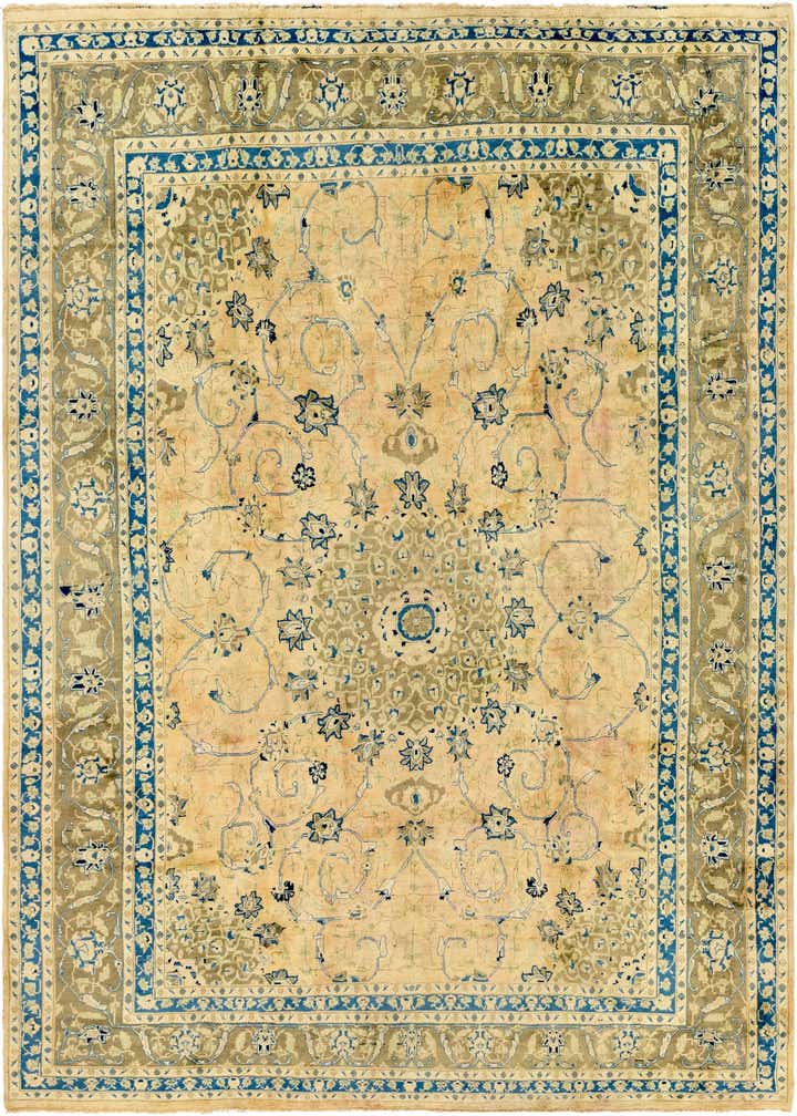 9' 9 x 12' 8 Hand Knotted Isfahan Persian Wool Rug