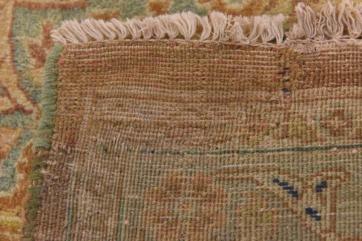 9' 7 x 13' Hand Knotted Isfahan Persian Wool Rug