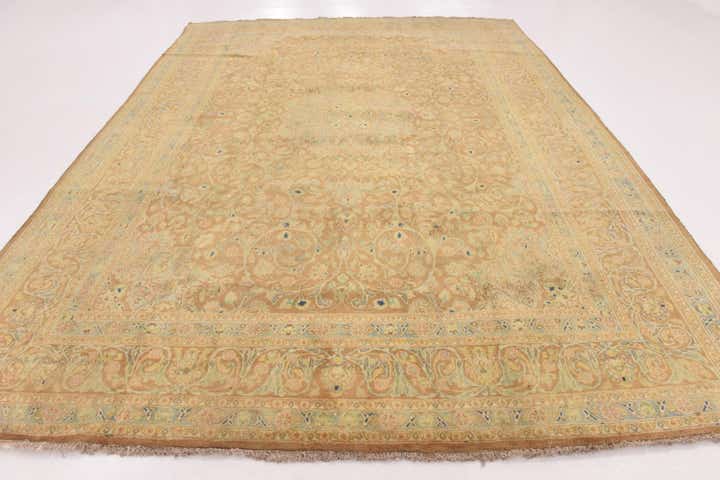 9' 7 x 13' Hand Knotted Isfahan Persian Wool Rug
