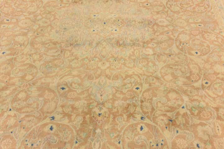 9' 7 x 13' Hand Knotted Isfahan Persian Wool Rug