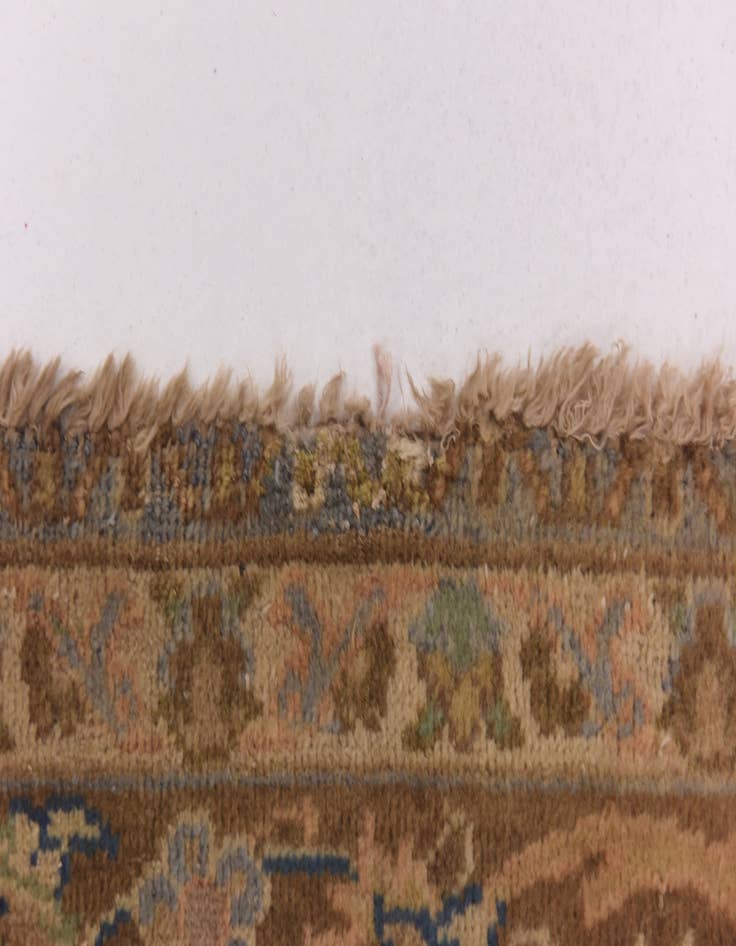 Detail image of 7' 4 x 10' 7 Hand Knotted Isfahan Persian Wool Rug