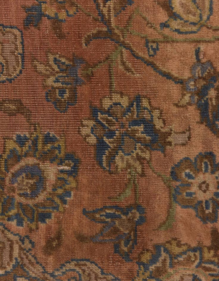 Detail image of 7' 4 x 10' 7 Hand Knotted Isfahan Persian Wool Rug