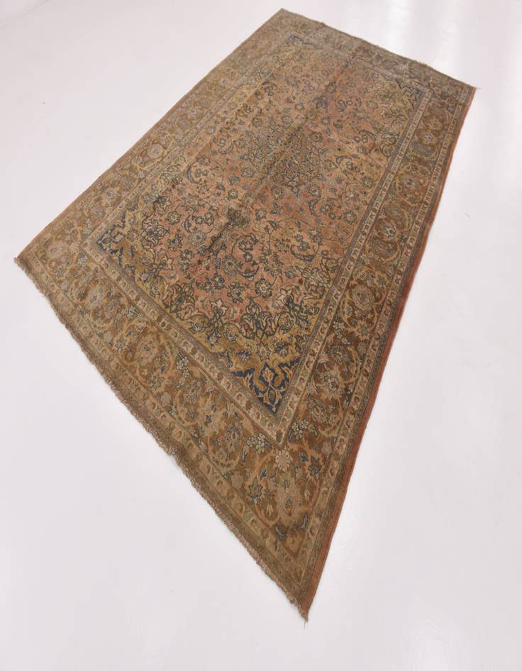 Detail image of 7' 4 x 10' 7 Hand Knotted Isfahan Persian Wool Rug