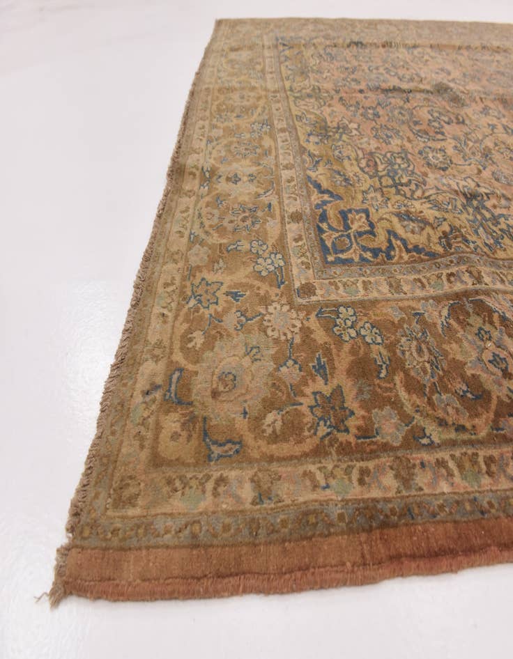 Detail image of 7' 4 x 10' 7 Hand Knotted Isfahan Persian Wool Rug