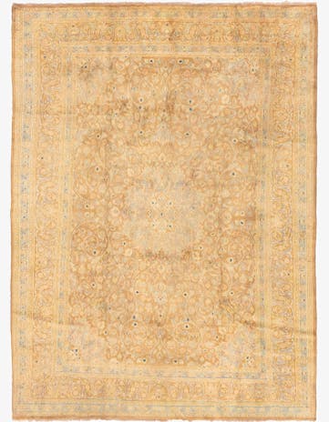 9' 7 x 13' Hand Knotted Isfahan Persian Wool Rug