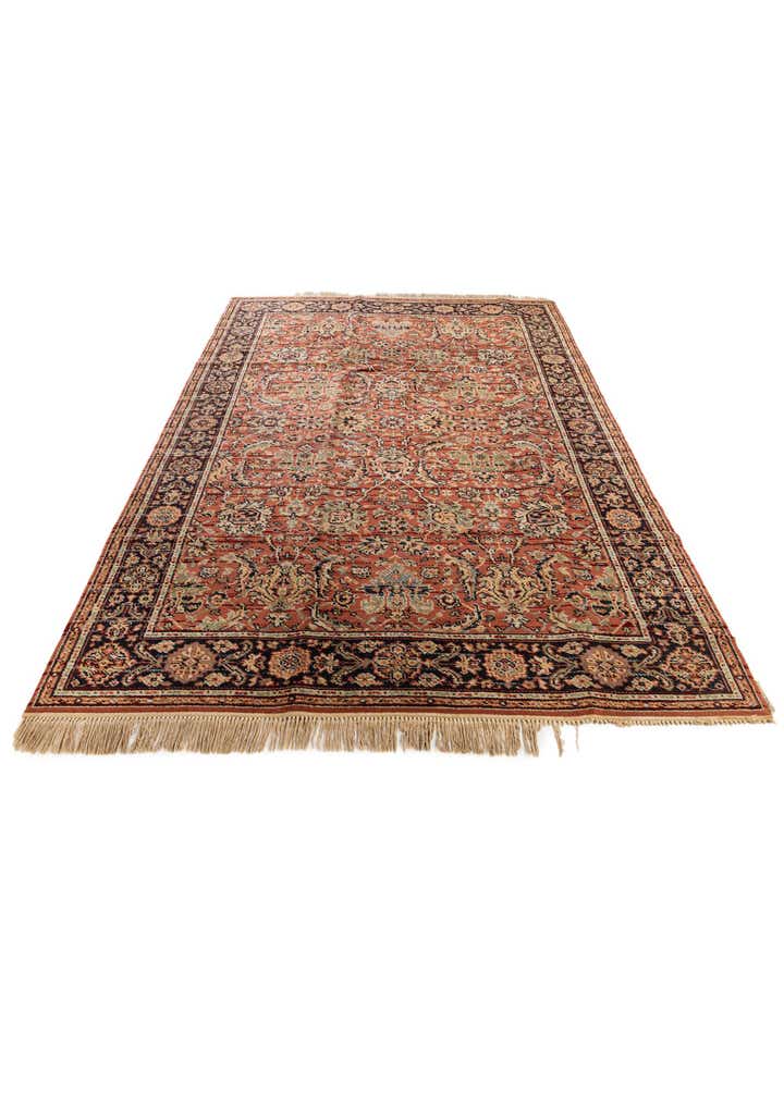 6' 6 x 9' 8 Hand Knotted Jaipur Agra Oriental Wool Rug
