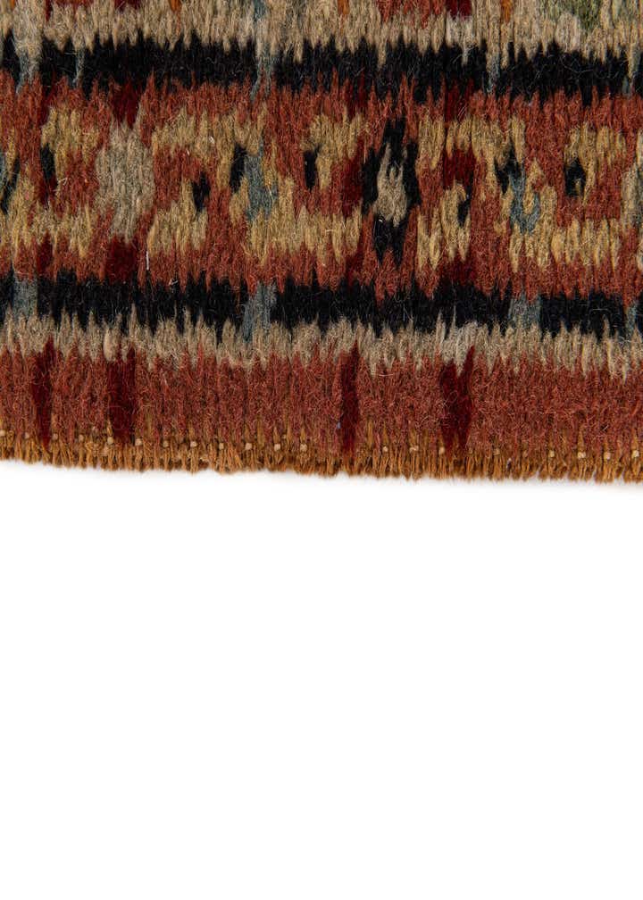 6' 6 x 9' 8 Hand Knotted Jaipur Agra Oriental Wool Rug