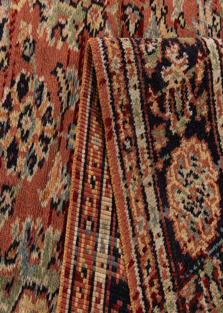 6' 6 x 9' 8 Hand Knotted Jaipur Agra Oriental Wool Rug