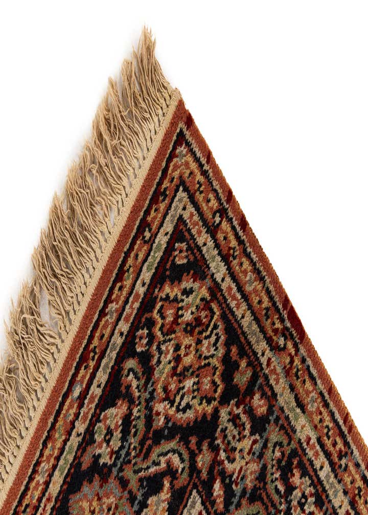 6' 6 x 9' 8 Hand Knotted Jaipur Agra Oriental Wool Rug
