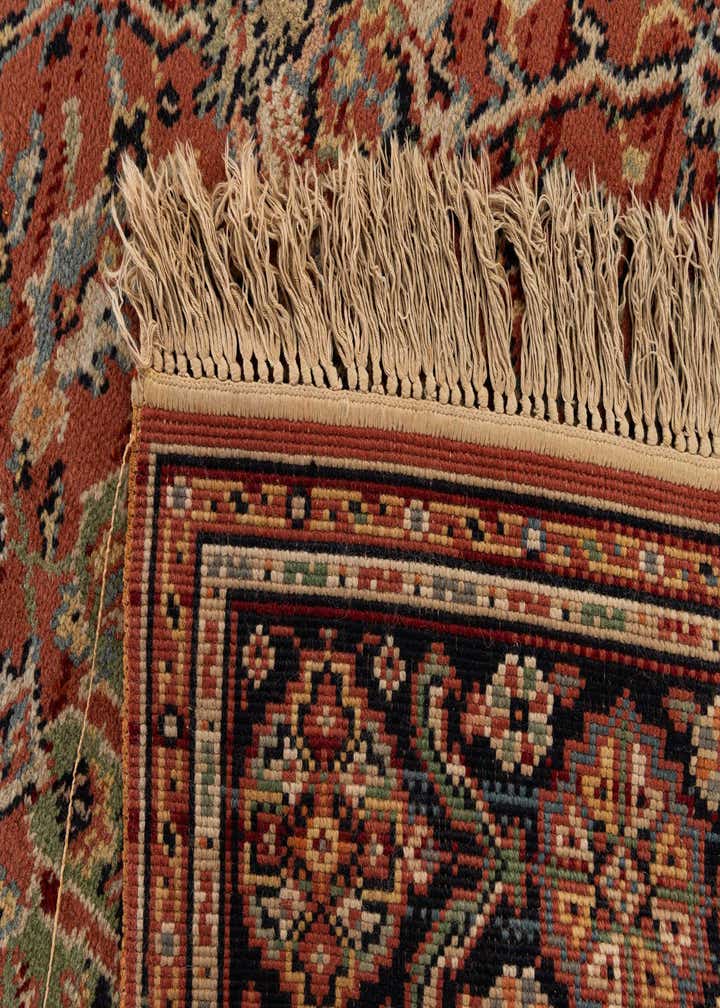 6' 6 x 9' 8 Hand Knotted Jaipur Agra Oriental Wool Rug