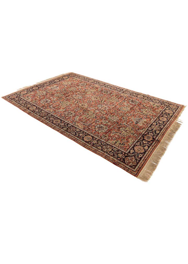 6' 6 x 9' 8 Hand Knotted Jaipur Agra Oriental Wool Rug