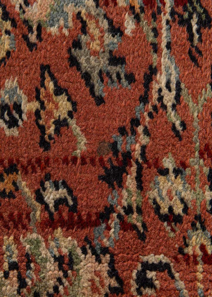 6' 6 x 9' 8 Hand Knotted Jaipur Agra Oriental Wool Rug