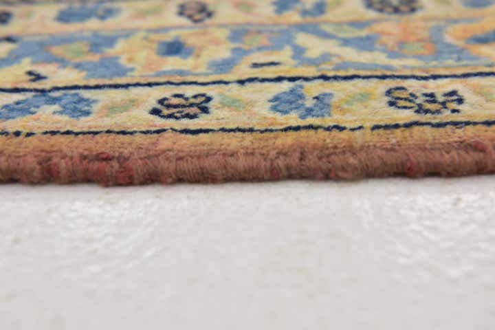 9' 9 x 13' 10 Hand Knotted Kashan Persian Wool Rug