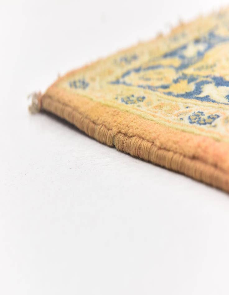 Detail image of 10' x 13' 2 Hand Knotted Kashan Persian Wool Rug