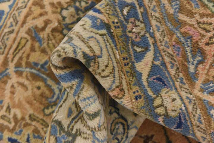 9' 6 x 12' 9 Hand Knotted Kashan Persian Wool Rug