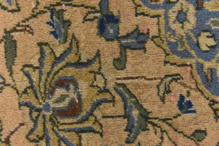 9' 6 x 12' 9 Hand Knotted Kashan Persian Wool Rug