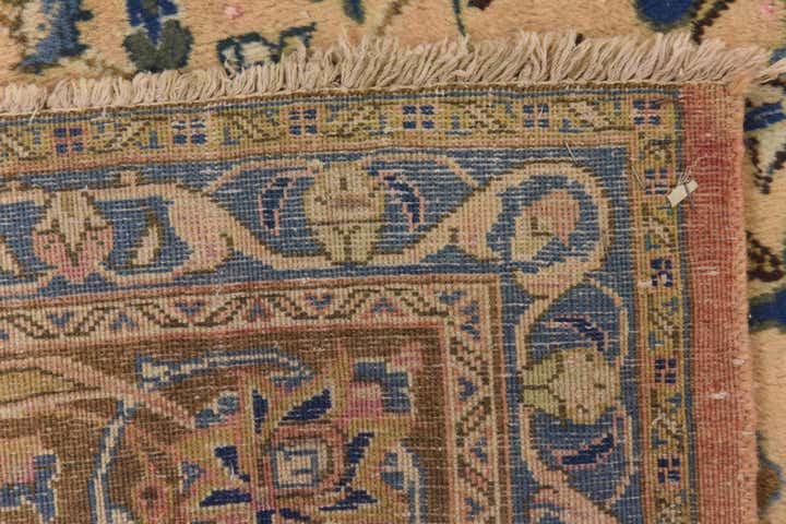 9' 6 x 12' 9 Hand Knotted Kashan Persian Wool Rug